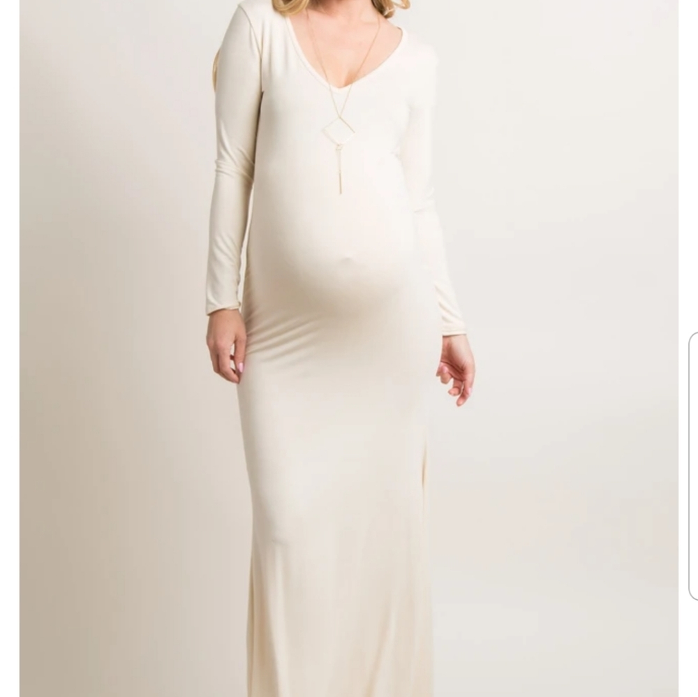 Pink Blush Maternity Dress